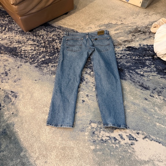 5 Pair Lee & Levi’s Men's Straight Leg Jeans in Blue and Black - Picture 8 of 16